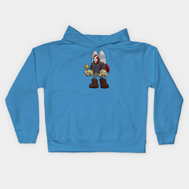 Sky Apple Kids Hoodie by Justin Langenberg